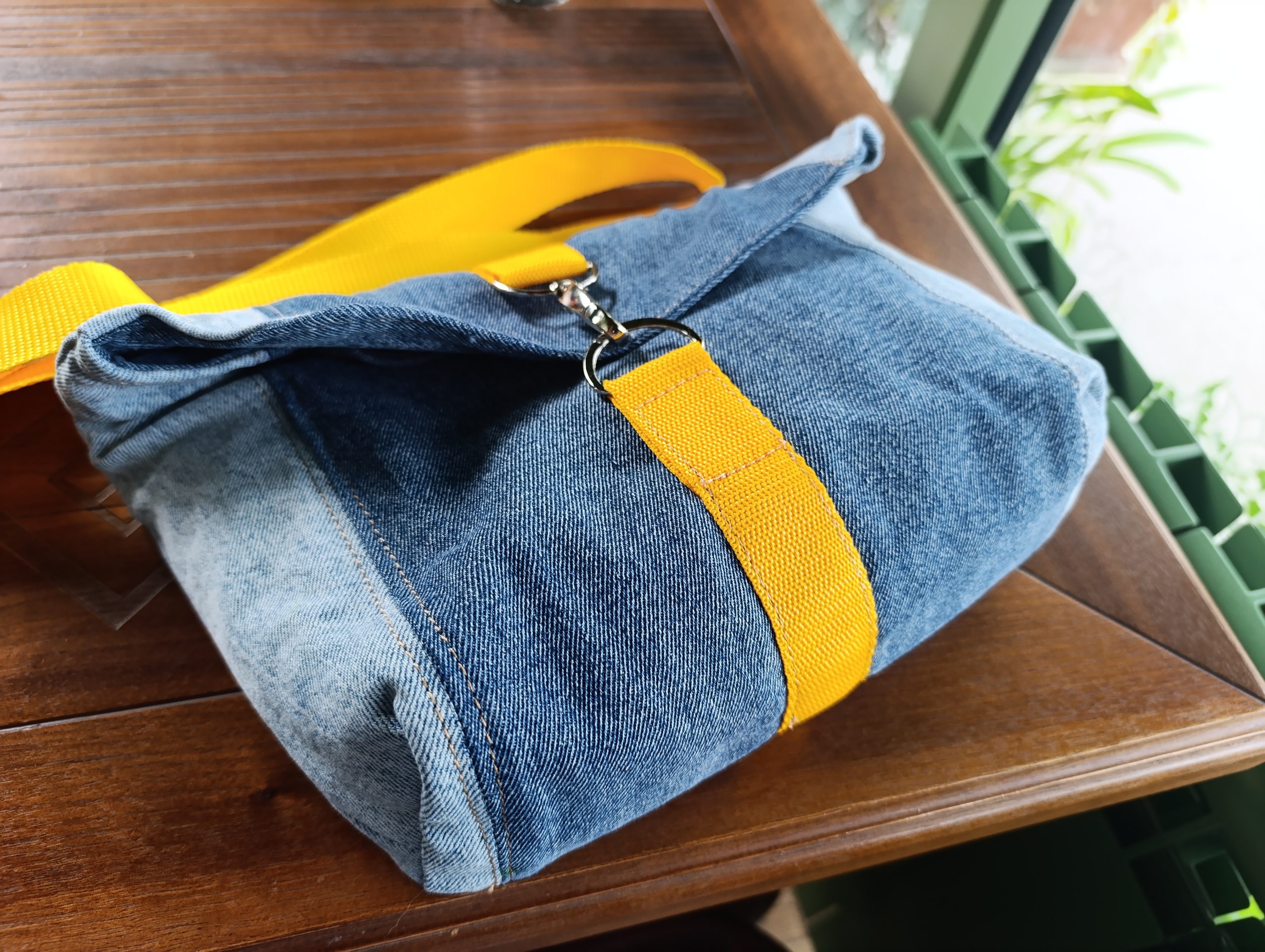 Torba Listonoszka - denim - obrazek 2